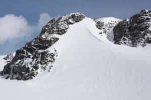 Der Unglückshang nahe der Oberwalderhütte