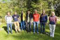 Die Teilnehmer des Workshops (von links): Schuhmacher Jan (Bundeswehr u. VdHBF), Schubert Markus (Bundeswehr u. VdHBF), Schott Michael (Präsident VdBS), Bückers Michael (VdBS), Gebhardt Michael (Präsident VdPBS und Polizei), Abröll Matthias (VdPBS und Polizei) und Weikert Gudrun (TU München).