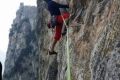 Hans Wallinger in der 3. SL der Meskalito (7a)